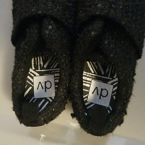 DV Black Sequin Slip On Sneakers - Picture 4 of 6